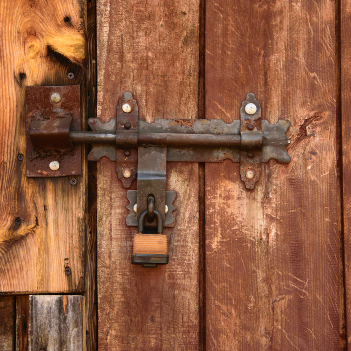 how to secure a shed door 