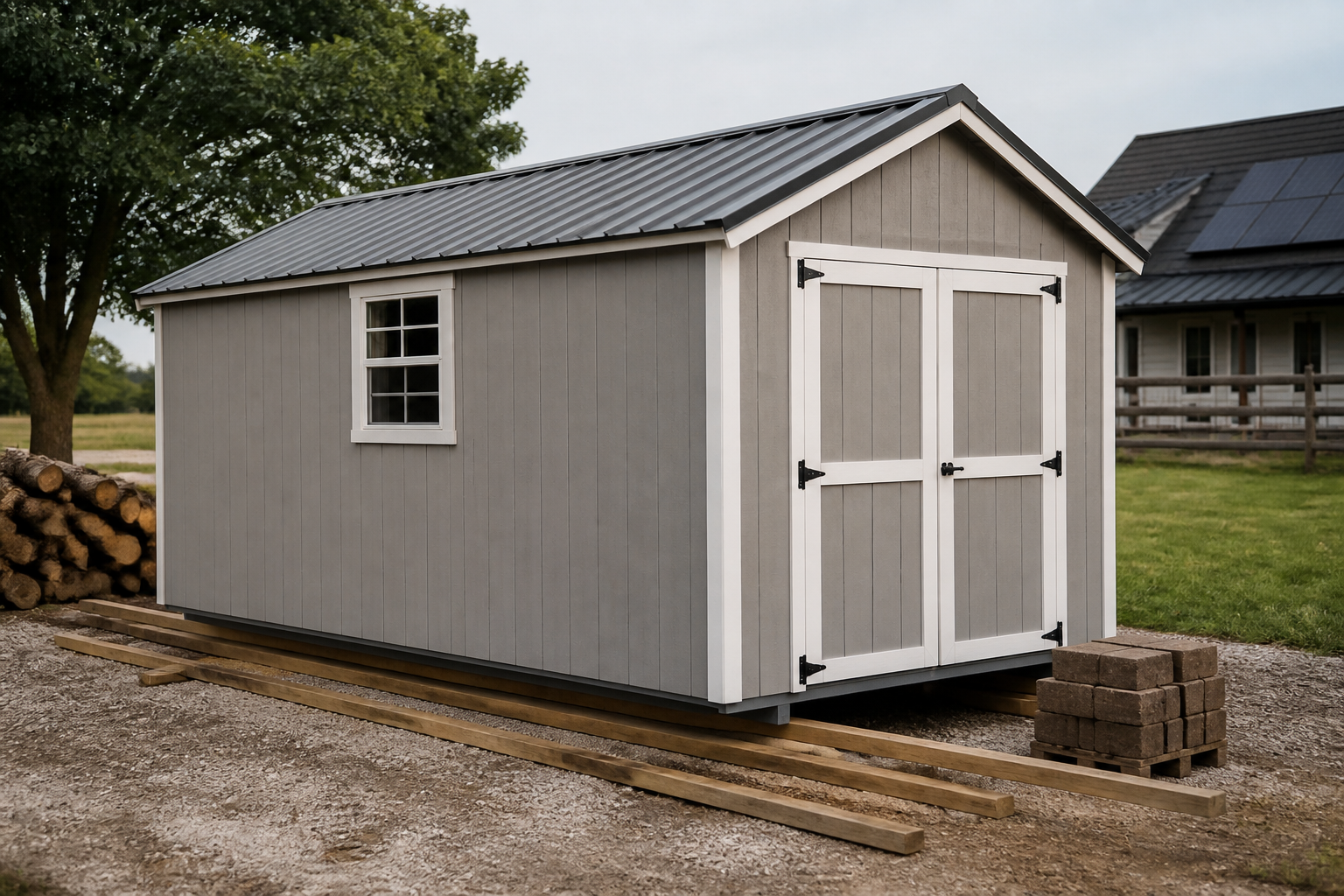 how much does a 12x24 shed weight