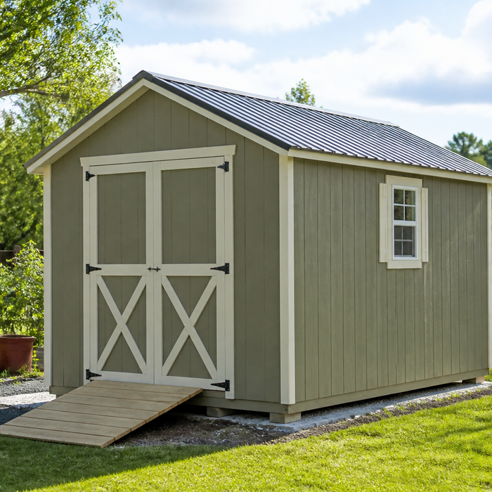 how many square feet is a 12x16 shed
