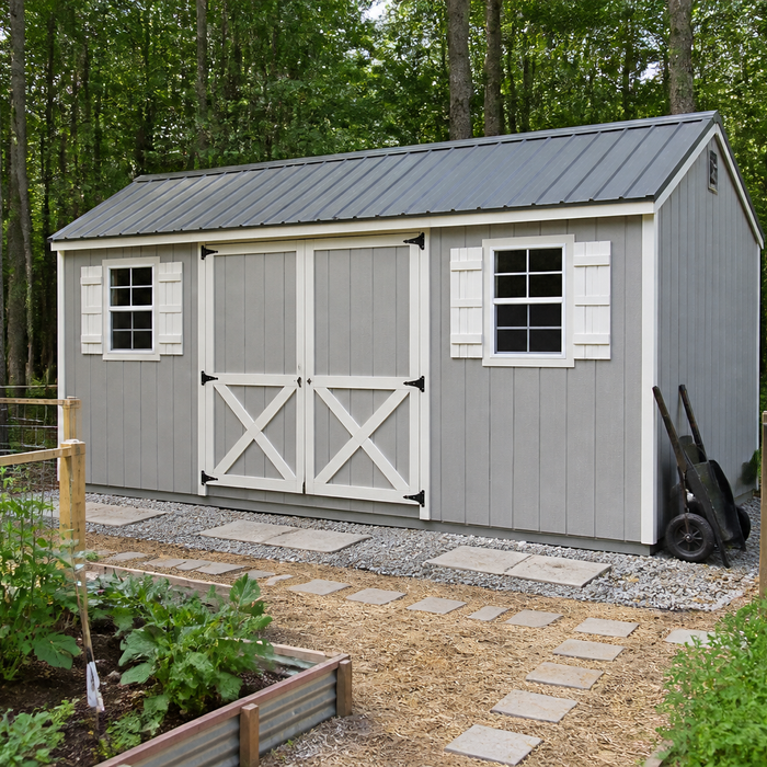 how many square feet is a 12x24 shed