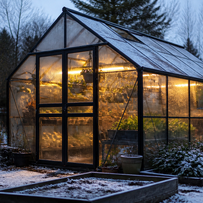 what temperature should a greenhouse be at night