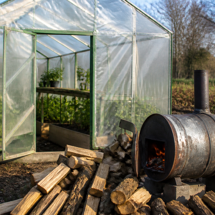 cheapest way to heat a greenhouse