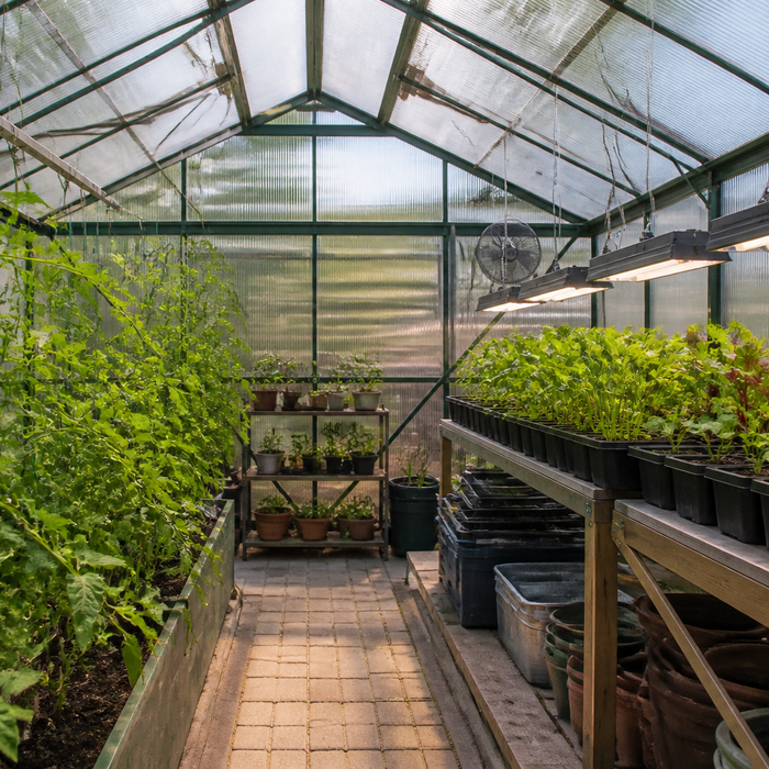 do you need grow lights in a greenhouse