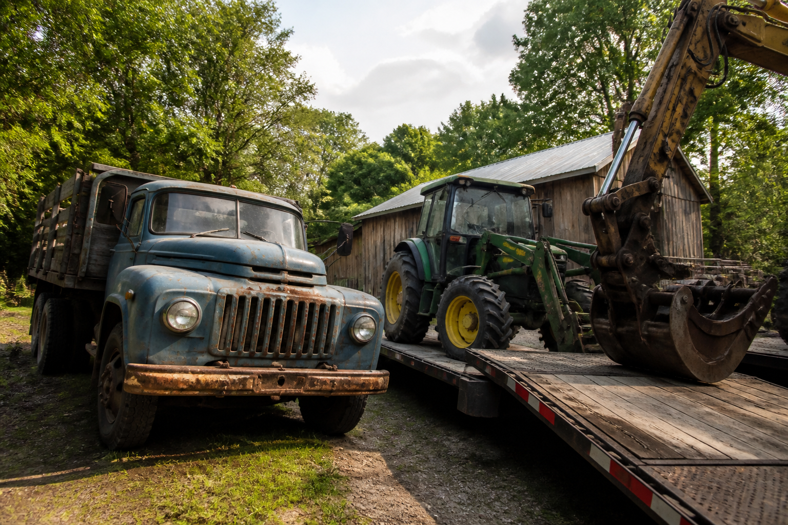 how to retire an old farm vehicle responsibly