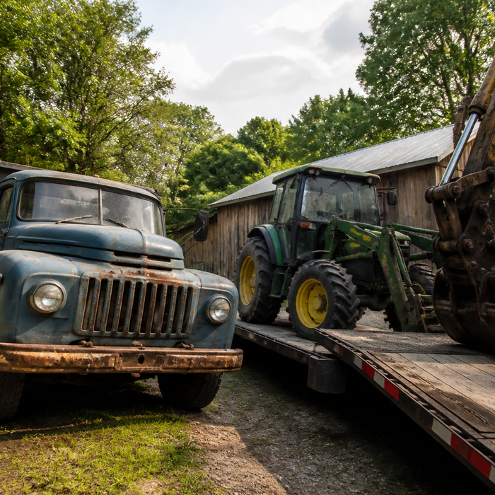how to retire an old farm vehicle responsibly