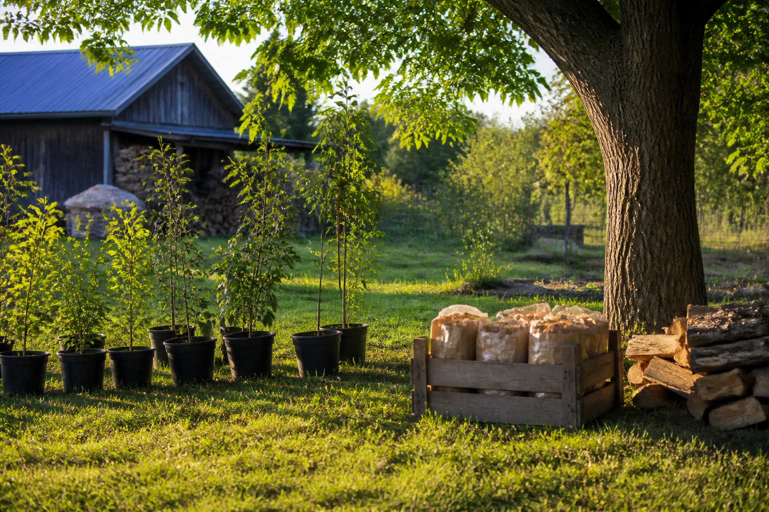 how to care for trees on your homestead year round