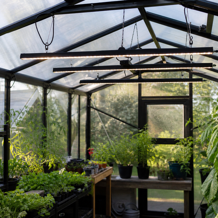 how to set up a lighting system for your greenhouse