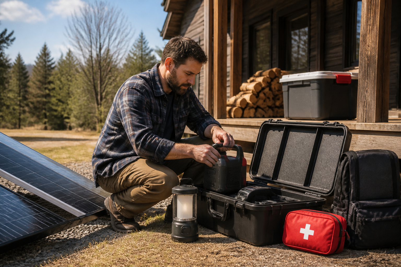how prepared households evaluate equipment for security and emergency readiness