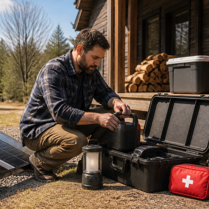 how prepared households evaluate equipment for security and emergency readiness