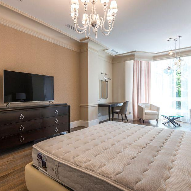 Comfortable, thoughtfully furnished bedroom