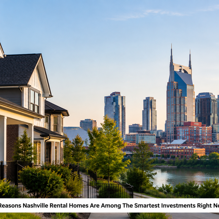 Nashville rental homes and residential skyline