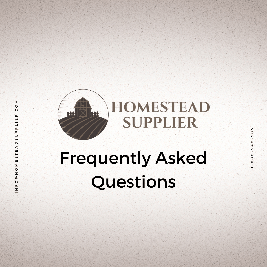 FAQs - Homestead Supplier