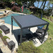 Bon Pergola - 10x10 Aluminum Pergola Freestanding - Top View