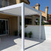 Bon Pergola - 10x10 Aluminum Pergola Wall Mount - White
