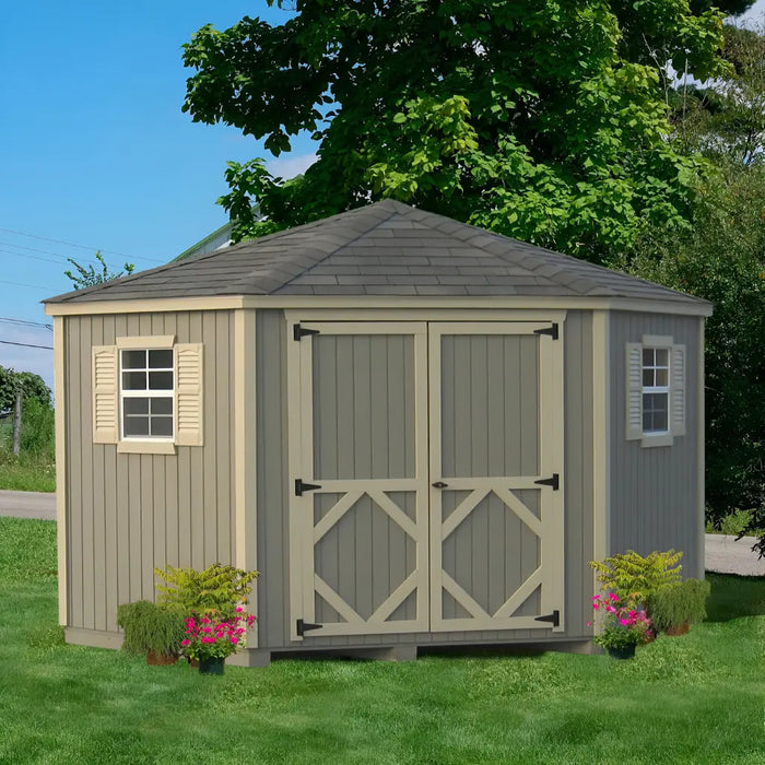 Little Cottage Company - Classic Five-Corner 10x10 Shed Kit - Main