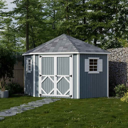 Little Cottage Company - Classic Five-Corner 10x10 Shed Kit - View
