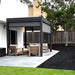 Bon Pergola - 10x10 Villa Aluminum Pergola - Freestanding - Dark Gray