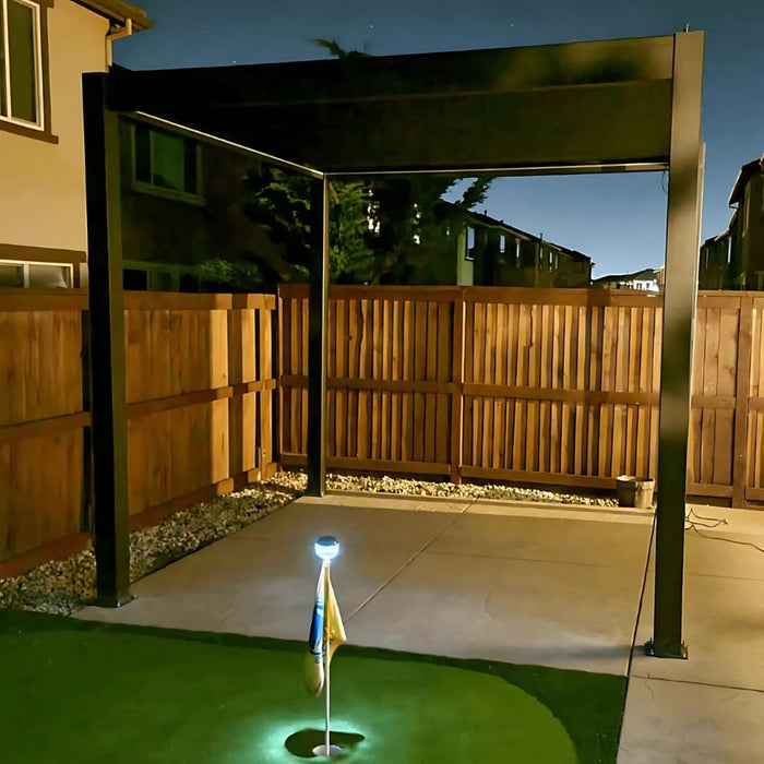 Bon Pergola - 10x10 Villa Aluminum Pergola Freestanding -  Side