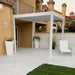 Bon Pergola 10x10 Villa Aluminum Pergola Freestanding - White
