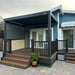 Bon Pergola 10x10 Villa Pergola Wall Mount - Dark Gray
