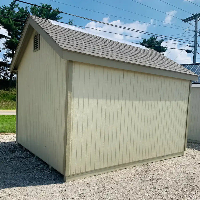 Little Cottage Company - 10x12 Colonial Pinehurst Storage Shed - Back