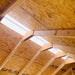 Little Cottage Company - 10x12 Colonial Pinehurst Storage Shed - Skylight