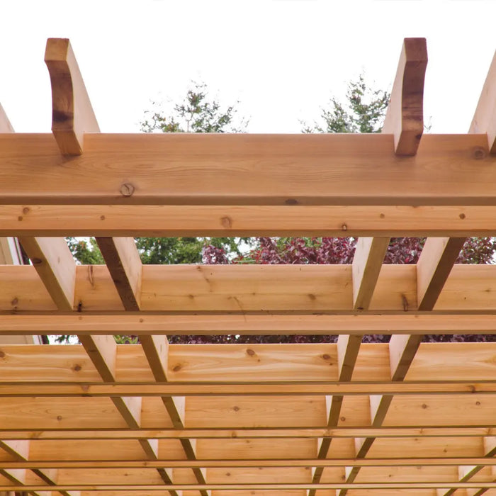 Outdoor Living Today - 10×12 Pergola with Retractable Canopy - Rafter
