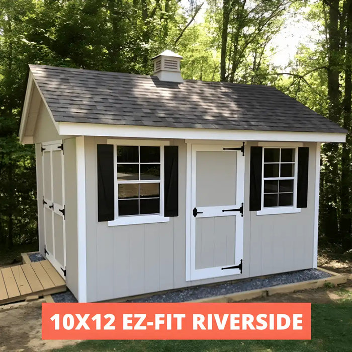 EZ-Fit - 10x12 Riverside Shed Kit - Quick-Ship - Side