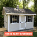 EZ-Fit - 10x12 Riverside Shed Kit - Quick-Ship - Side