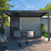 Bon Pergola - 10x13 Aluminum Pergola Freestanding - Front View