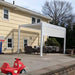 Bon Pergola - 10x13 Aluminum Pergola Freestanding - White - Side