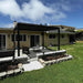 Bon Pergola - 10x13- Pergola Freestanding - Dark Gray - Garden View