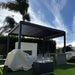 Bon Pergola - 10x13 Villa Pergola Freestanding - Front - Dark Gray