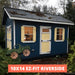 EZ-Fit - Blue Riverside Shed Kit - Quick-Ship