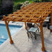 Outdoor Living Today 10x16 Breeze Cedar Pergola Kit - Top View