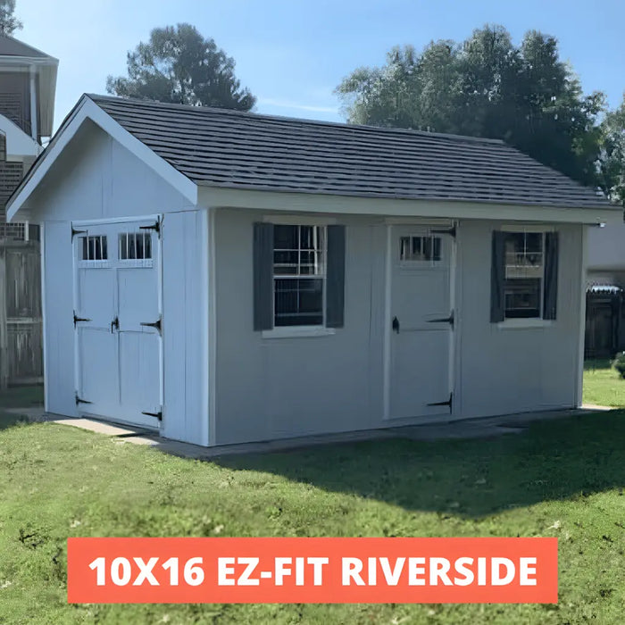 EZ-Fit - 10x16 Riverside Shed Kit - Quick-Ship