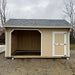 Little Cottage Company 10x16 Value Animal Run-In Shelter with Tack Room - Front View