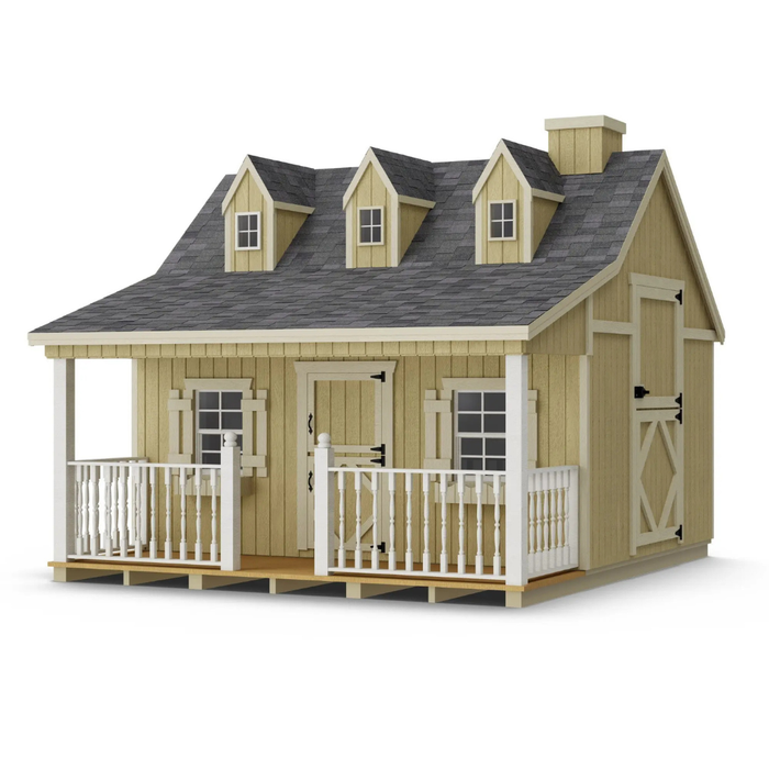Little Cottage Company - 11x10 Pennfield Cottage Playhouse Kit - Main