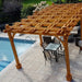 Outdoor Living Today - 12x12 Breeze Cedar Pergola Kit - Top View