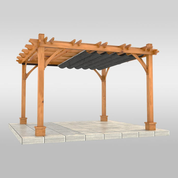 Outdoor Living Today - 12x12 Pergola with Retractable Canopy - Isolated