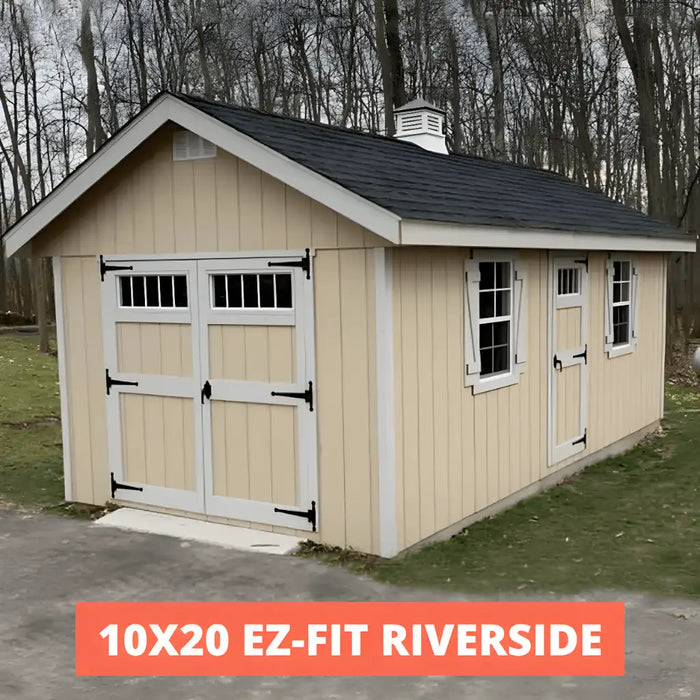 EZ-Fit - 12x20 Riverside Shed Kit - Quick-Ship