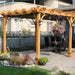 Outdoor Living Today - 12x20 Pergola with Retractable Canopy - Full View