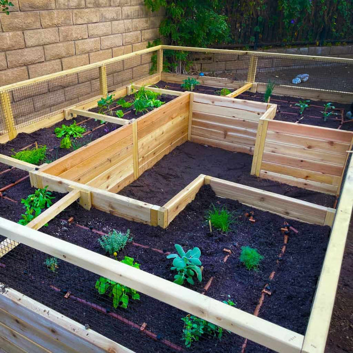 Outdoor Living Today - 12x8 Raised Garden Bed - Fully Assembled