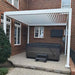 Bon Pergola - 13x13 Aluminum Pergola Freestanding - White -Backyard