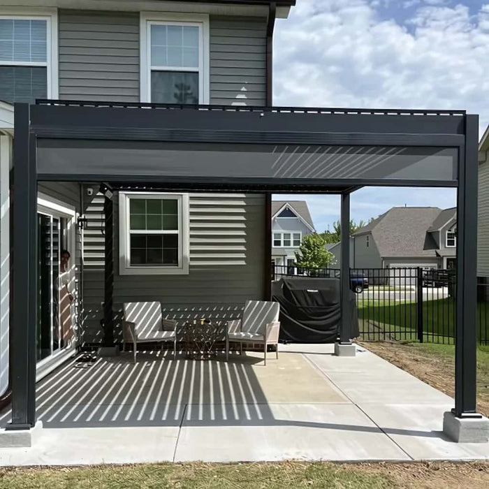 Bon Pergola - 13x13 Villa Aluminum Pergola - Freestanding - Display