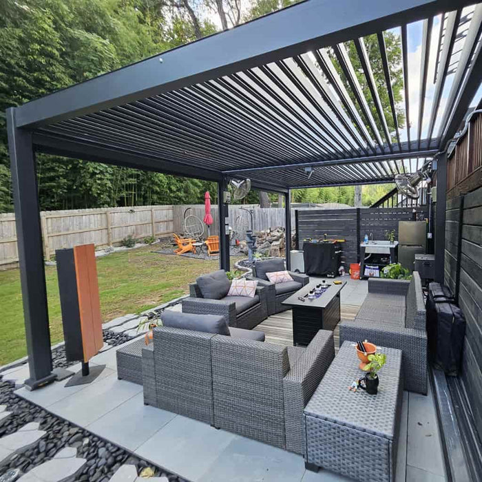 Bon Pergola - 13x19 Villa Pergola Kit - with Furniture