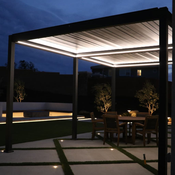Bon Pergola - 13x19 Villa Pergola Kit - Night Time