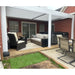 Bon Pergola - 13x19 Villa Pergola Kit - Wall Mounted in White