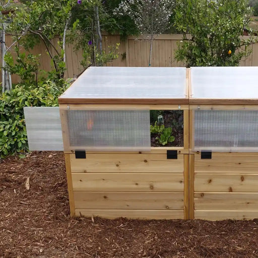 Outdoor Living Today - 6x3 Raised Garden Bed with Greenhouse - Side