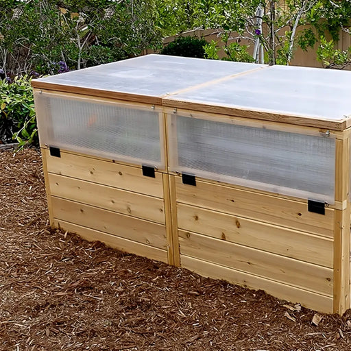 Outdoor Living Today - 6x3 Raised Garden Bed with Greenhouse